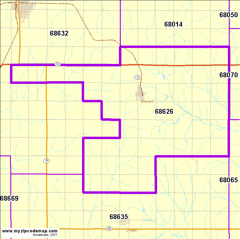 map of 68626