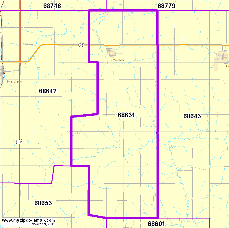 map of 68631