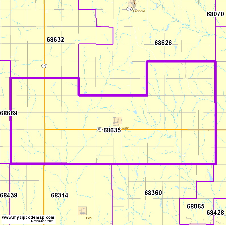 map of 68635