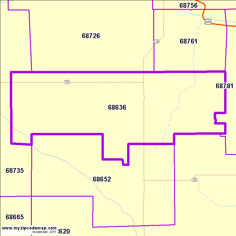 map of 68636