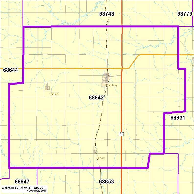 map of 68642