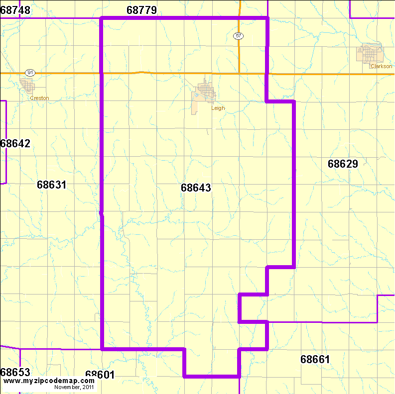 map of 68643