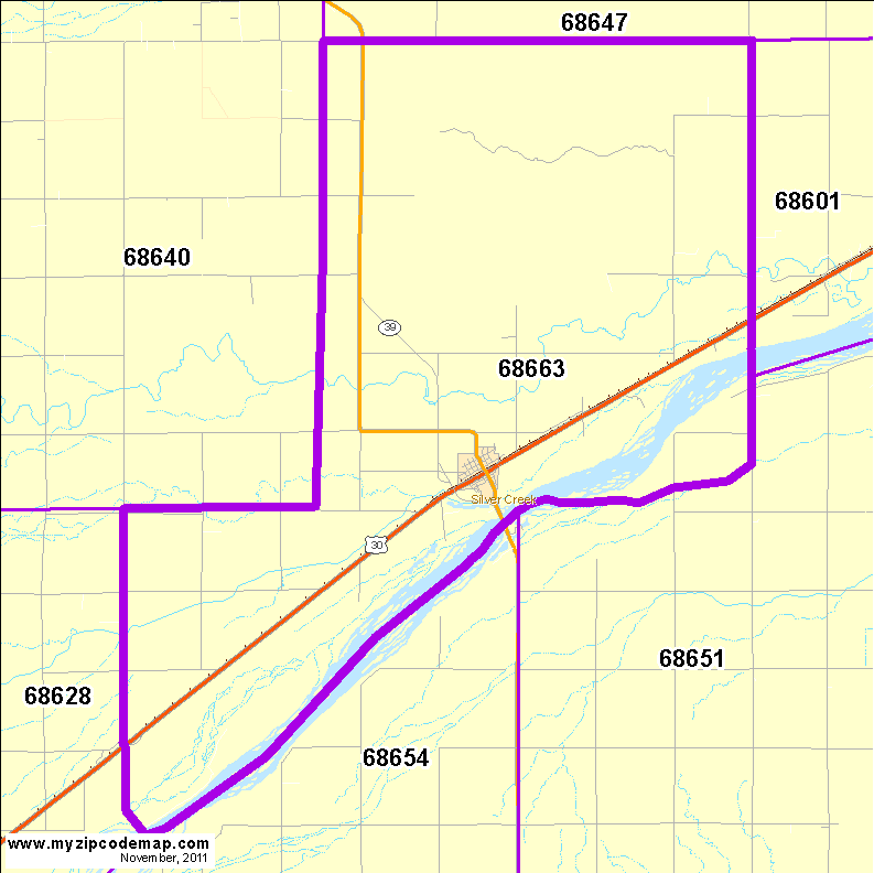 map of 68663