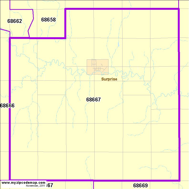 map of 68667