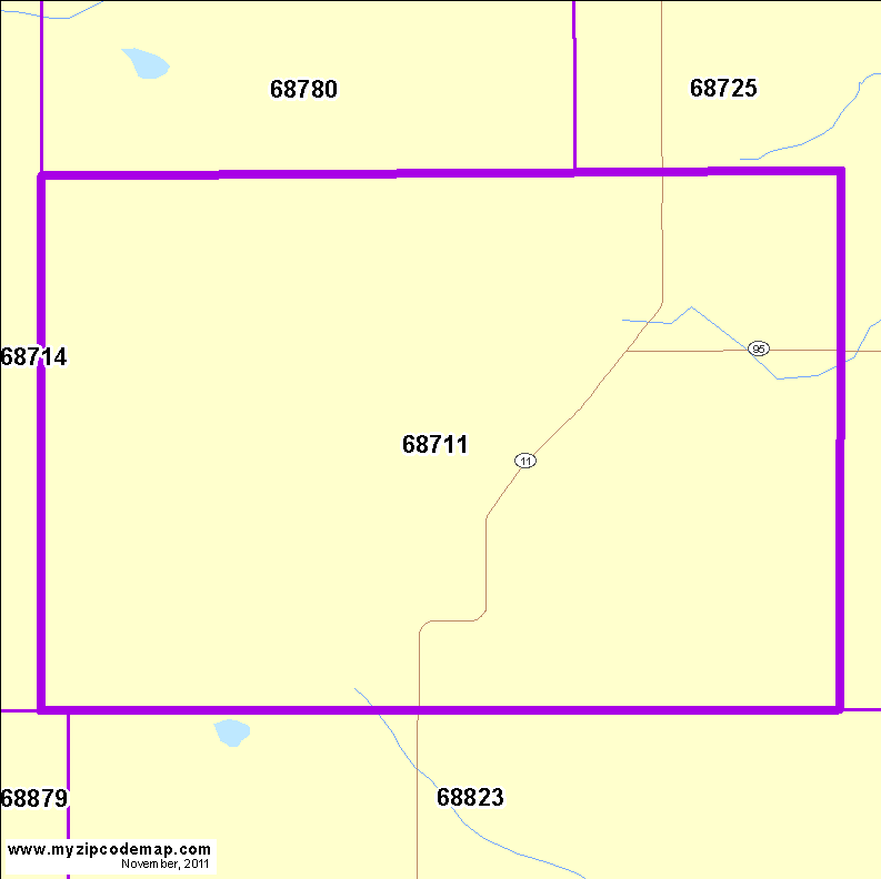 map of 68711