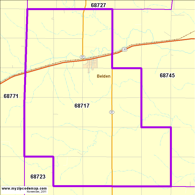 map of 68717