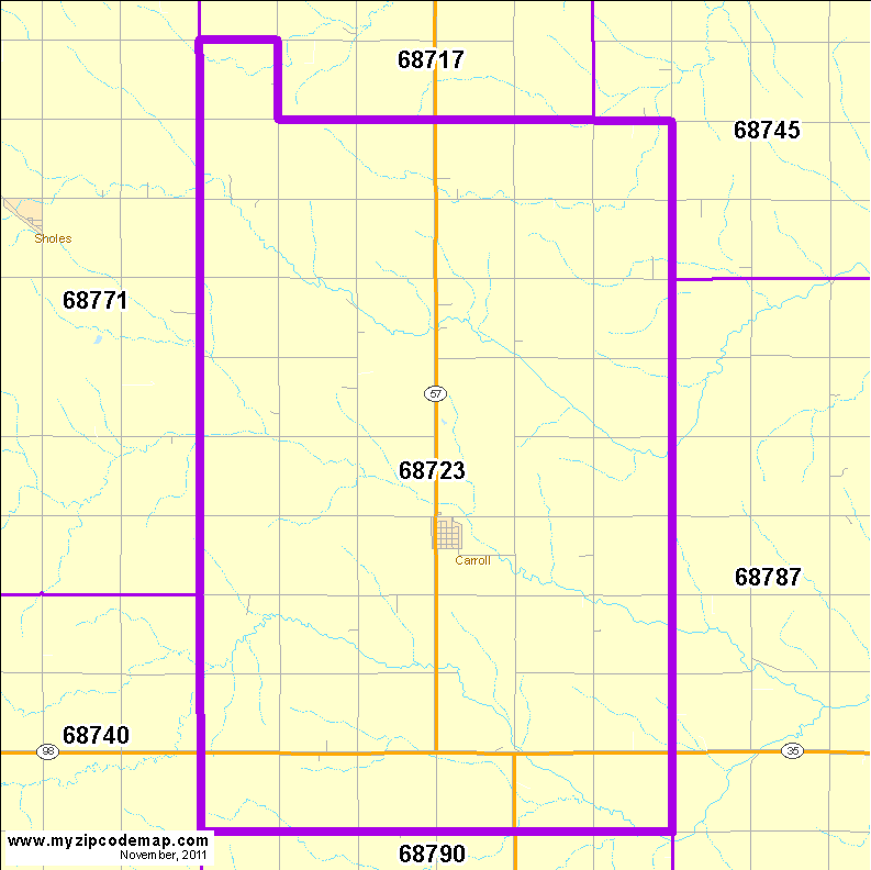 map of 68723