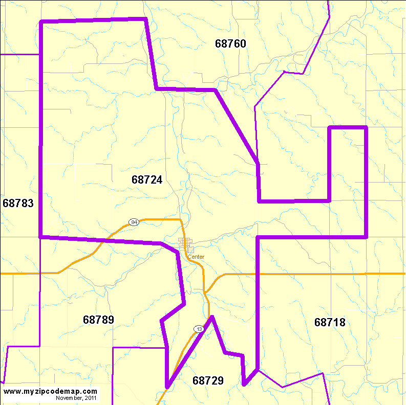 map of 68724