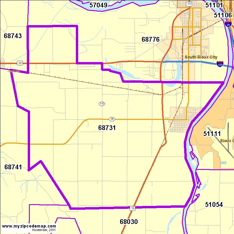 map of 68731