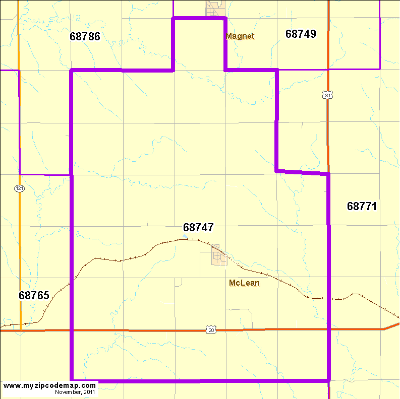 map of 68747
