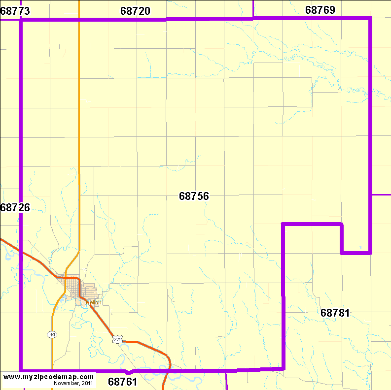 map of 68756