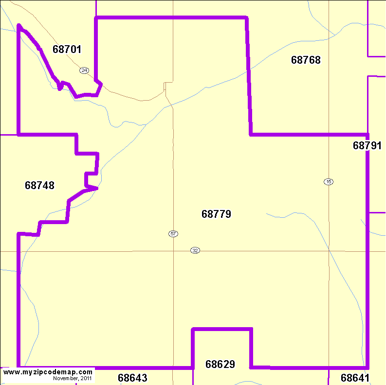 map of 68779