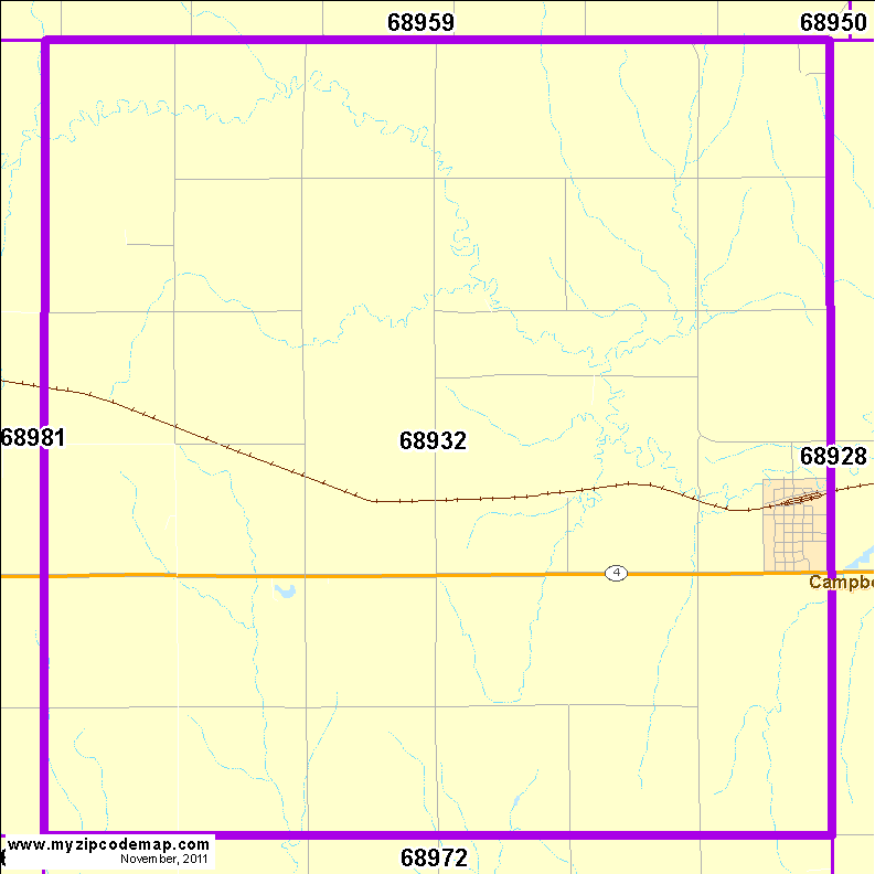 map of 68932