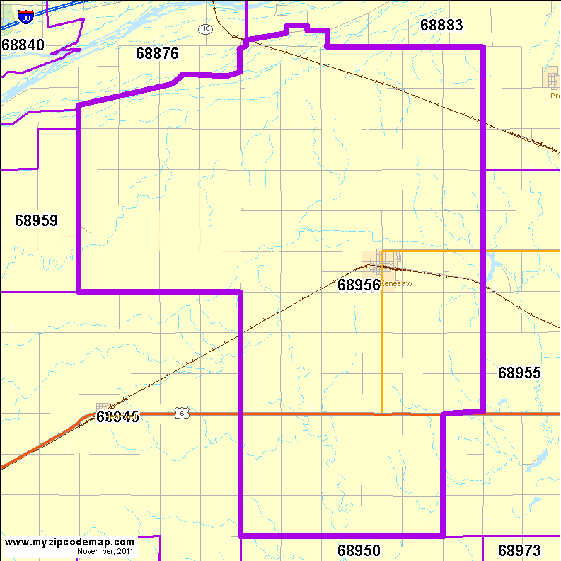 map of 68956