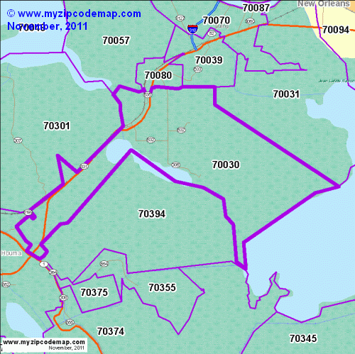 map of 70030