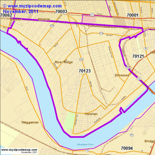 map of 70123