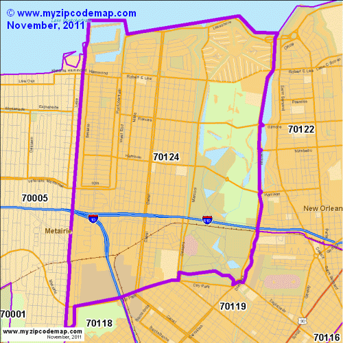 map of 70124
