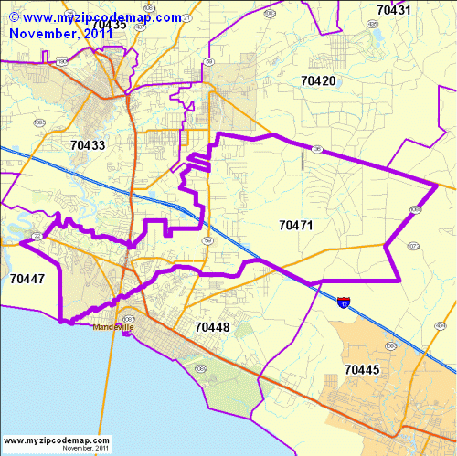 map of 70471