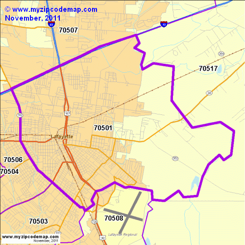 map of 70501