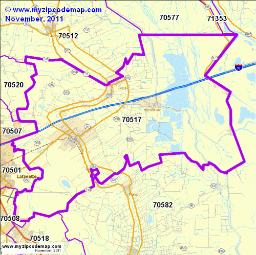 map of 70517