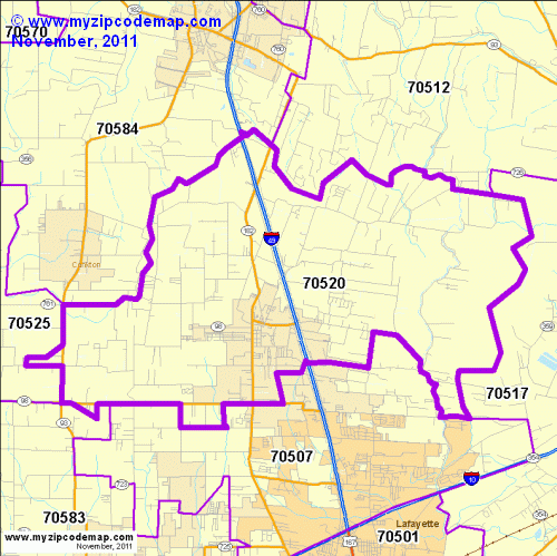 map of 70520
