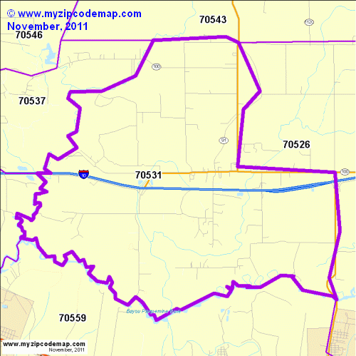 map of 70531