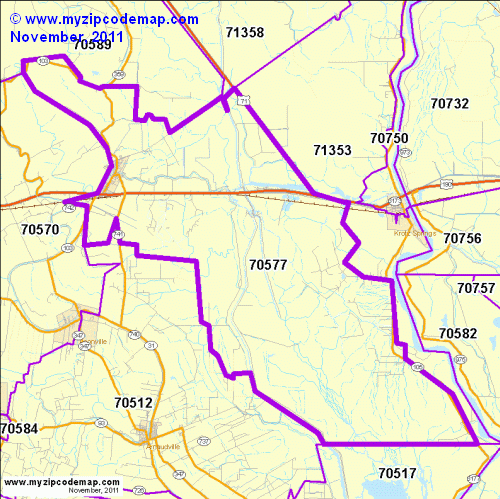 map of 70577