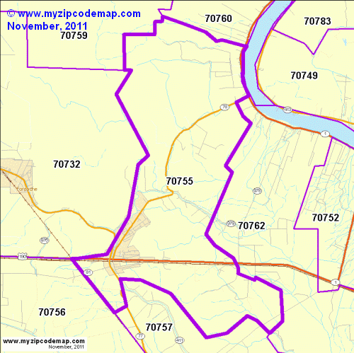 map of 70755