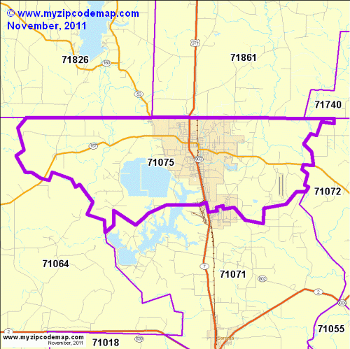 map of 71075