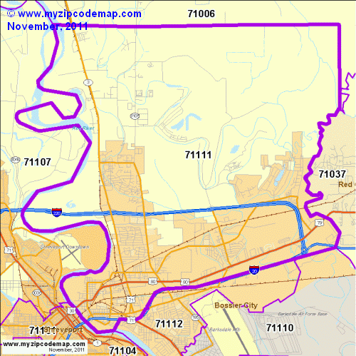 map of 71111