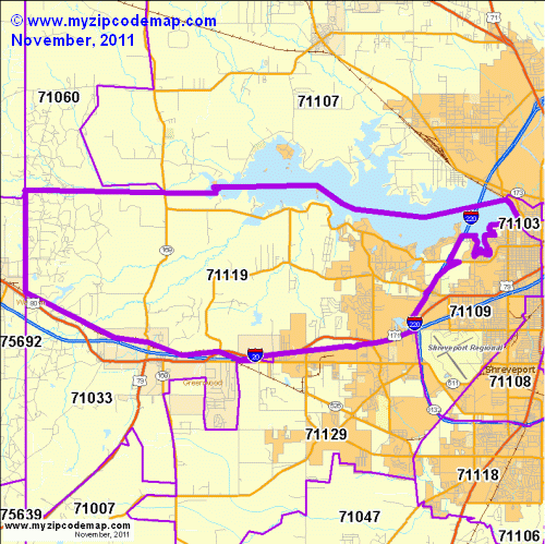 map of 71119