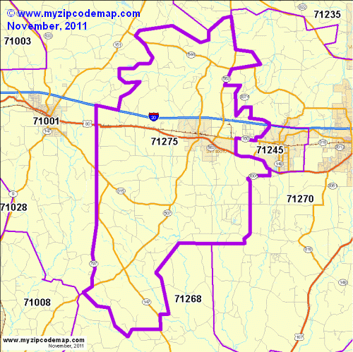 map of 71275
