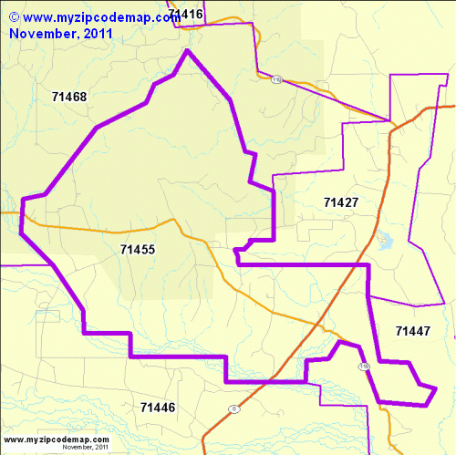 map of 71455