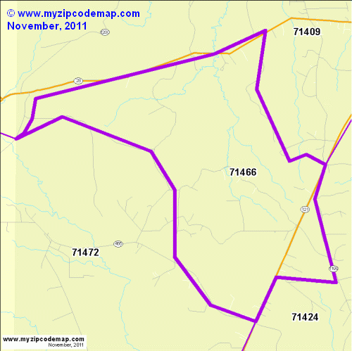map of 71466