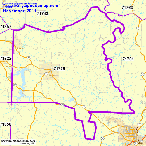 map of 71726