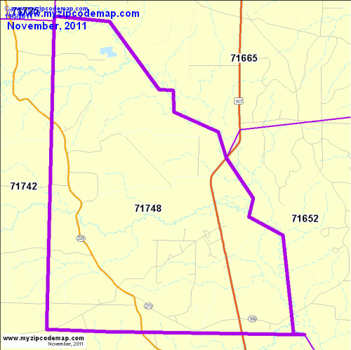 map of 71748