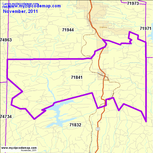 map of 71841