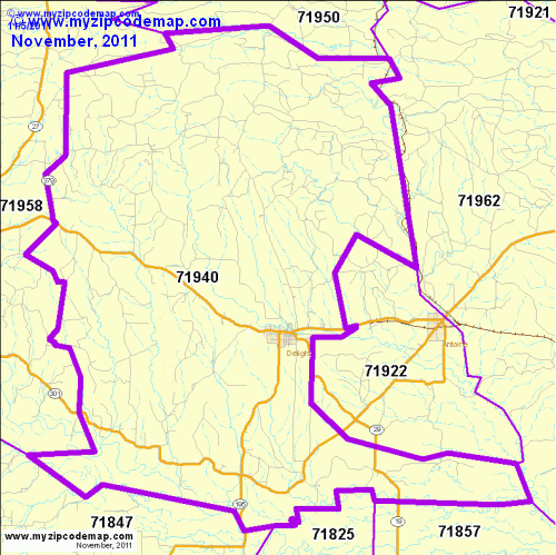 map of 71940