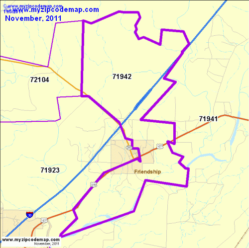 map of 71942