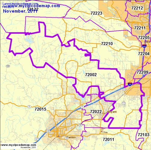map of 72002