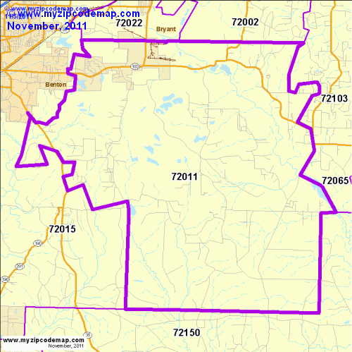 map of 72011