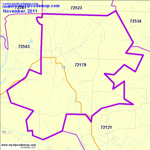 map of 72179