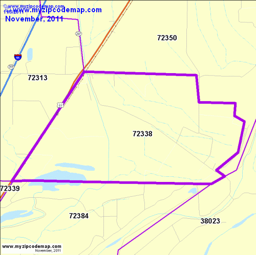 map of 72338