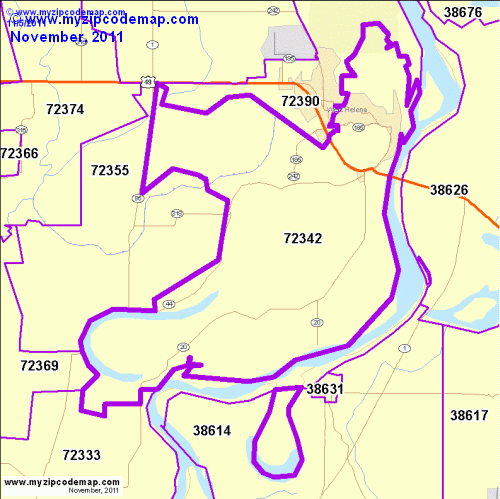 map of 72342