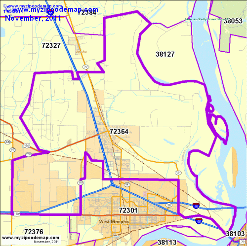 map of 72364