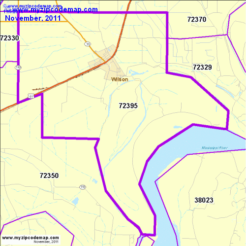 map of 72395