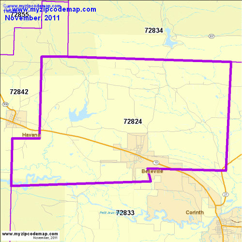 map of 72824