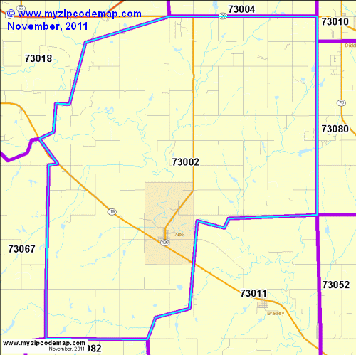 map of 73002