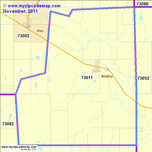 map of 73011