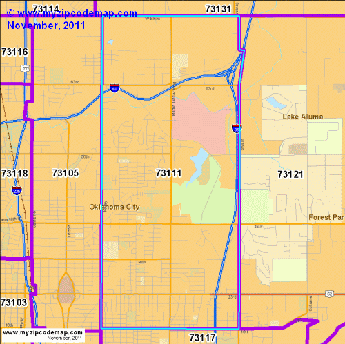map of 73111